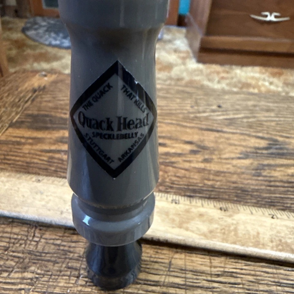 Vintage RNT Calls Quackhead “Quack KILLS” Specklebelly Goose Call Stuttgart Ark - Image 2 of 4