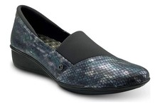 Revere Women's Naples Slate Interest Loafer, Size 7M US