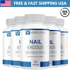 New Nail Exodus Capsules for Healthier Feet - Vitality Clear Nail Formula 5 Pack