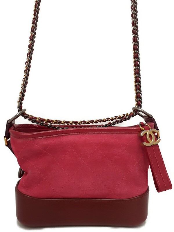 Chanel Gabrielle Small Chain Hobo Shoulder Bag A91810 #T381