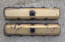 1973 1974 350 455 V8 Oldsmobile Engine Valve Covers Scripted Gm Oem