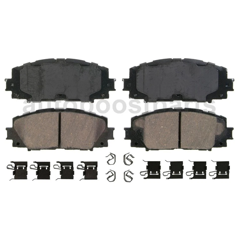 Juego de pastillas de freno de disco delanteras traseras para Toyota Prius 2010-2015 Foto 2 de 4