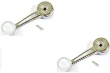 fits 1973 Ford Mustang Window Crank Handle Left Right Chrome Zinc
