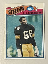 1977 Topps #355 L.C. Greenwood NFL Pittsburgh Steelers