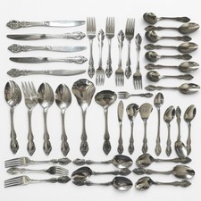 Oneida Community Stainless Brahms 42 Pieces F...