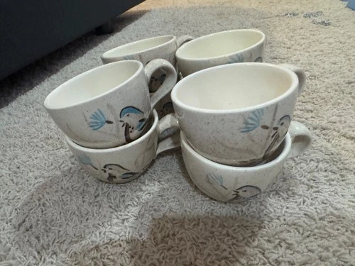 NEW Red Wing Bob White Coffee Cups Set of 8