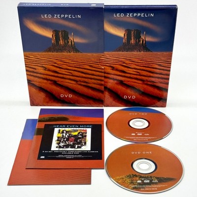 Led Zeppelin Live 1970-1979 (DVD, 2003) 2 Disc Set with Booklets
