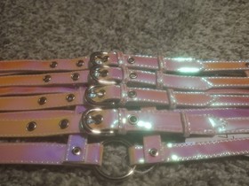 Corset Story Strappy Harness Belt Holographic 