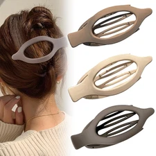 Flat Hair Clips for Women, Flat Claw Clips & Duckbill Hair Clips for Thick or Th