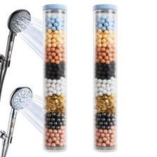2 Pack Replacement Filters for Handheld Shower Head - Water Softener Filters ...