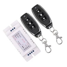Motor Wireless Remote Switch Universal 2 Channel RF433MHz Remote Control 12V
