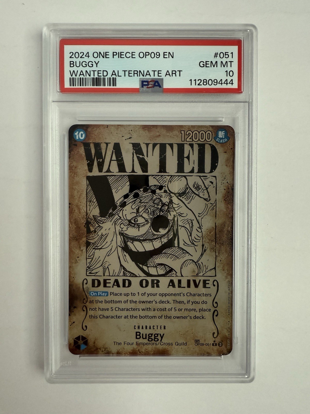 BUGGY WANTED PSA 10