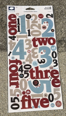 HUGE CLOUD 9 DESIGN CARDSTOCK  DOG 123 NUMBERS & WORDS *