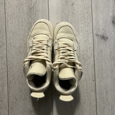 Nike Air Jordan 4 Retro Off-White Sail Men's Size 8.   Women's  9