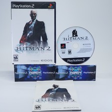 Hitman 2 PS2 Black Label - CIB W/ Manual - PlayStation 2