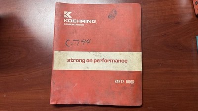Mothering Bantam C-744 Parts Book Manual S/N 61926 Repair Manual