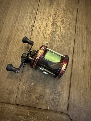 ABU-GARCIA AMBASSADEUR RED 6500 C-3 2-SPEED CLICKER HIGH SPEED