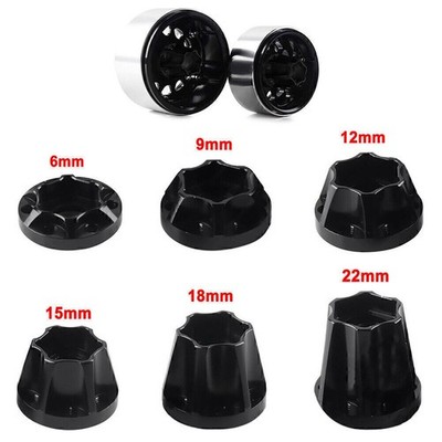 4Pcs/Set 12mm Wheel Hex Hub For 1/10 RC 1.9'' 2.2'' Wheel Rim SCX10 TRX4 D90 CC01