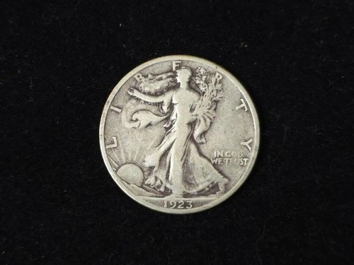 1923-S Walking Liberty Silver Half Dollar Very Good+ 180212