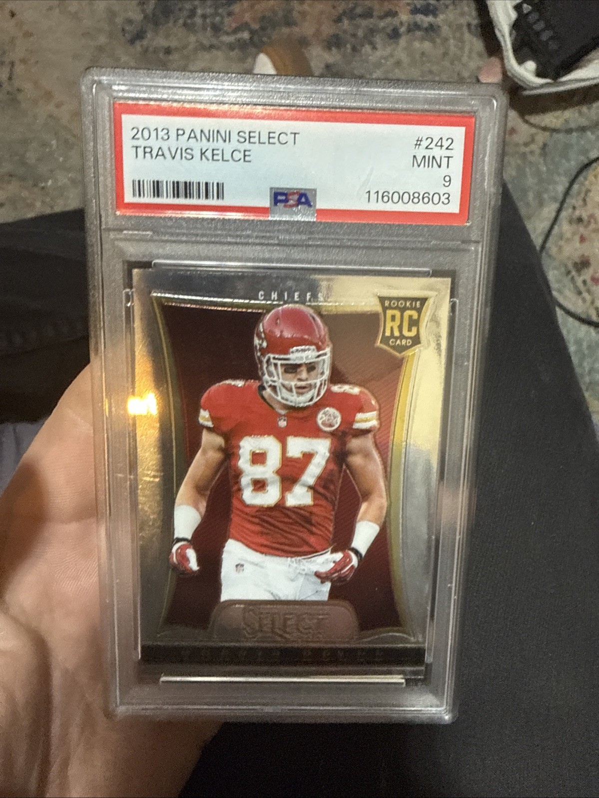 Travis Kelce 2013 Select Rookie #242 Psa 9