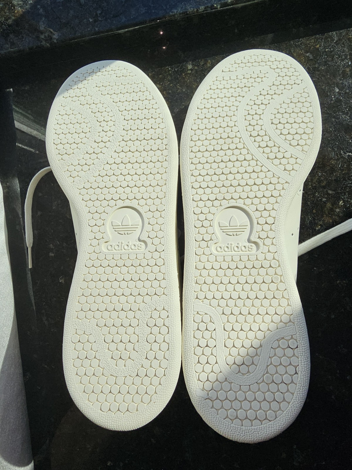 Adidas Stan Smith x Liberty London Shoes in Off White / Gold Metallic Sz 9 thumbnail 8