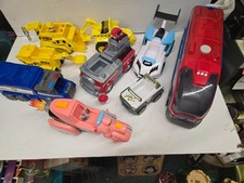 9 Paw Patrol Vehicles Rory Cat Marshall's Fire Truck Liberty Feature & Rueble's