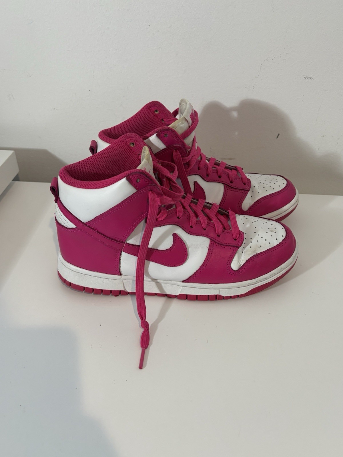 Nike Women Size 8 Dunk High Pink Prime High Tops Casual Sneakers thumbnail 4