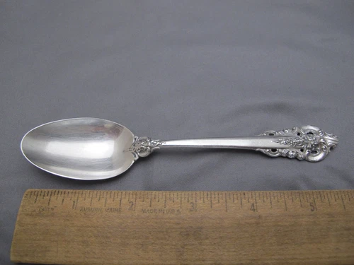 Wallace Sterling GRANDE BAROQUE (1941) 5 o'clock Teaspoons-5 3/4 Inch