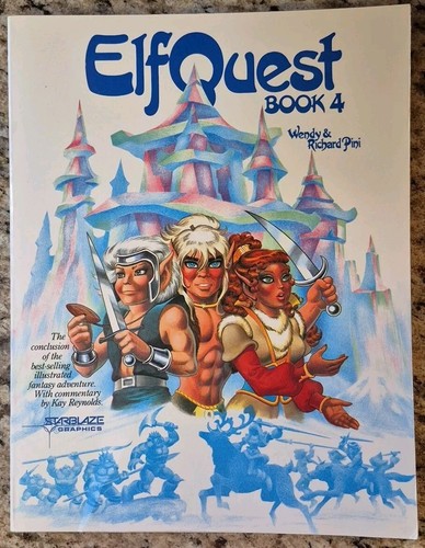 Elfquest Book 4 SIGNED by Wendy & Richard Pini Starblaze Graphics 1984 1st Print
