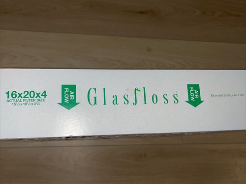 16x20x4 Glasfloss Pleated Z-line Series AC Furnace Air Filter - Picture 3 of 3