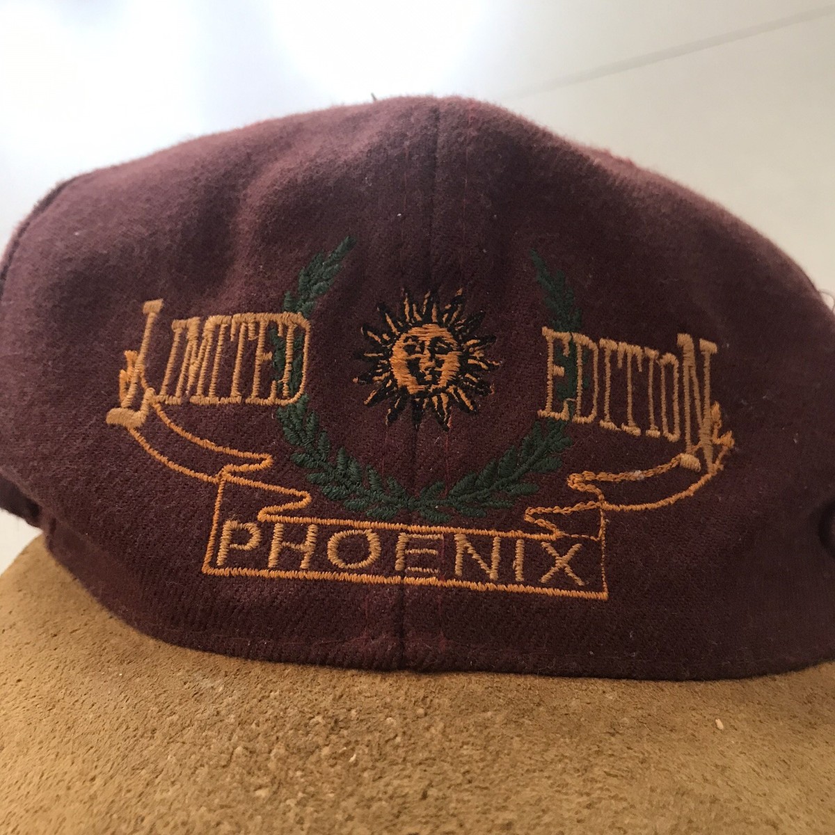 Vintage Phoenix Hat Limited Edition 90s Wool Leather | eBay display picture 1