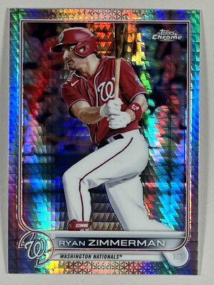 2022 Topps Chrome #108 Ryan Zimmerman Prism Refractor