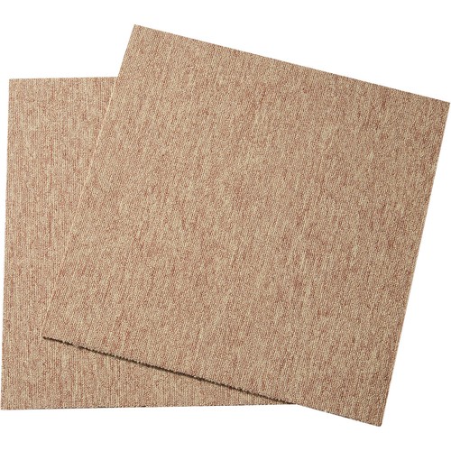 VEVOR Carpet Tile Floor 16pcs Squares w/Padding Attached 20"x 20"Dark Brown - Picture 9 of 12