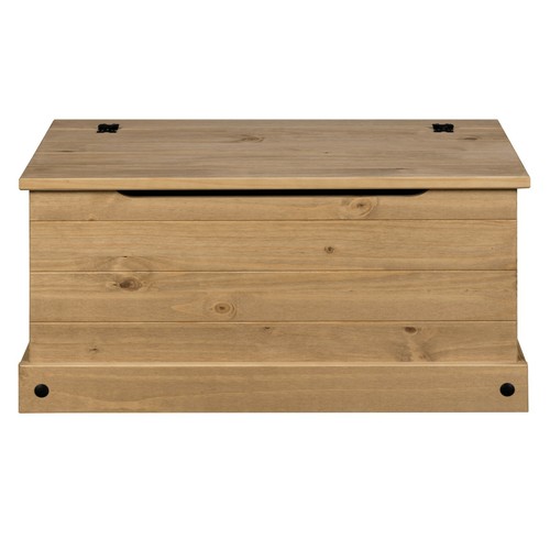 Corona Storage Ottoman Single Bedding Box Trunk Toy Chest Traditional Mexican - Picture 7 of 10