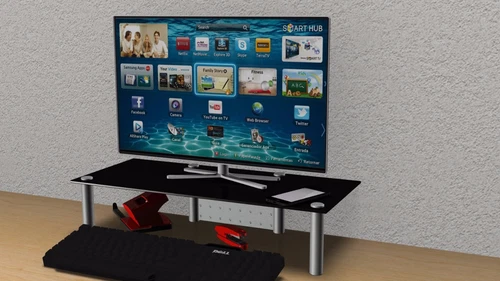 56  cm  Monitor- Aufsatz nach Maß  MA -125 LCD-LED  Alu -Glas Schwarz - Bild 2 von 3