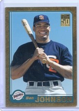 2001 Topps Traded and Rookies GOLD PARALLEL #/2001 NO.T179 Ben Johnson