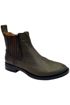 Franco Sarto Linc Casual Leather Booties Olive