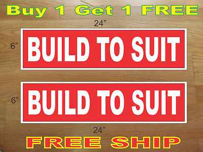 2'x6' New Construction Real Estate Rider Sign - Double Sided Weatherproof Corrugated Plastic