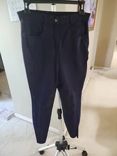 Piper By Smartpak Riding Pants Women’s Black Equestrian Breeches Size 28L