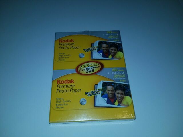 kodak 4x6 photo paper