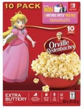 Orville Redenbacher Popcorn Microwave Extra Buttery, Non-GMO, 10 x 82g, 820g
