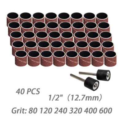 Dremel Sanding Drum 42-Pc Drum Sander Set For Dremel & Rotary