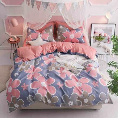 3D Blütenblätter NAM92135 Bett Kissenbezüge Decke Bettdecke Abdeckung Set Fay