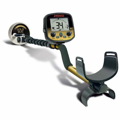 Fisher Gold Bug Pro Metal Detector COMBO w/ 5'' & 10'' Coil Pack and 5 Yr Warranty