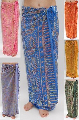 Sarong Wickeltuch PREMIUM QUALITÄT verschiedene Farben Pareo Lungi Sarongs