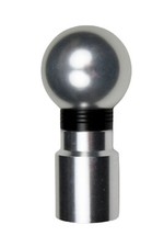 Tall Chrome Round R1 Gear Shift Knob For Peugeot 107 2005-2014