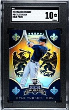 2019 Panini Crusade #5 Kyle Tucker HOLO SILVER PRIZM SGC 10 GEM MINT RC