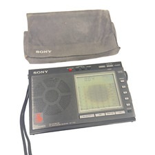 Sony ICF-7700 Synthesized Radio Receiver FM/LW/MW/SW 15 Bands - Read