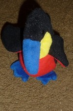 1995 TY Beanie Baby Stuffed Plush Toy  4070 KIWI Toucan Bird PVC Pellets