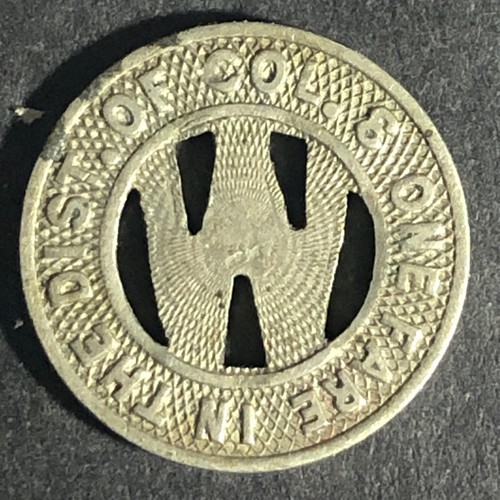 Capital Transit Co. "One Fare In the Dist. of Col." WM Transit Medaille 16,5 mm